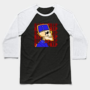 SKULL R.I.P Baseball T-Shirt